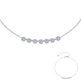 Lafonn 7 Symbols of Joy Halo Necklace, 18"