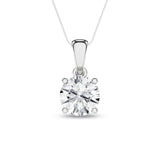 1ct Lab Grown Diamond Solitaire Pendant
