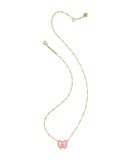 Kendra Scott Haley Gold Bow Short Pendant Necklace