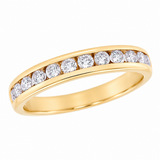 2/3ct Diamond Channel-Set Band