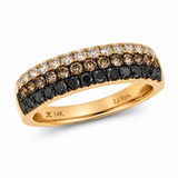 Le Vian® 14K Honey Gold™ 0.89ctw Tricolor Diamond Ring