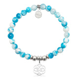 HELP Collection: Forever Connected Charm with Peppermint Jade Charity Bracelet