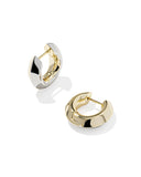 Kendra Scott Mikki Mixed Metal Huggie Earrings