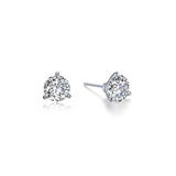 Lafonn 0.5ctw 3-Prong Martini Stud Earrings