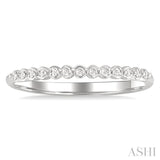 1/10 Ctw Round Cut Diamond Fashion Band in Sterling Silver