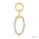 .33CTRDDM RD SH INTERLOCK ER YG 10K-G*