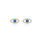 Turquoise Evil Eye Earrings