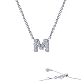 Lafonn Letter M Initial Necklace
