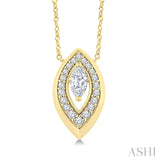 Marquise Shape Diamond Fashion Pendant