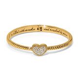 Brighton Celestia Heart Hinged Bangle