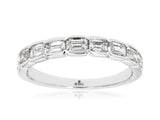 Emerald Cut Diamond Band