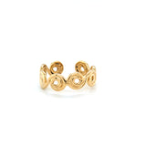 Gold Swirl Toe Ring