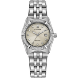 Citizen Ladies Stainless Steel Corso Diamond Watch with MOP Dial