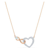 Swarovski Hyperbola Infinity Heart Necklace