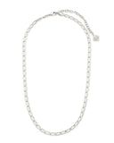 Kendra Scott Merrick Chain Necklace in Silver