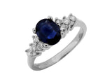 Sapphire & Diamond Ring