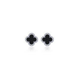 Lafonn Onyx Clover Earrings