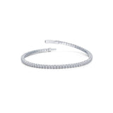 Lafonn 2.4ctw Flexible Tennis Bracelet, 7.5"