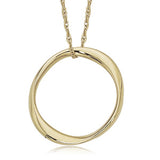 Twisted Ring Necklace