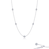 Lafonn Bezel Station Necklace, 20