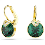 Swarovski Bella V Drop Earrings, Green