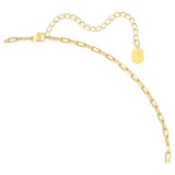 Swarovski Harmonia pendant, Oversized crystal, Gold tone, Gold-tone plated