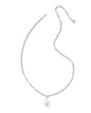 Kendra Scott Melody Silver Small Long Pendant Necklace in Freshwater Cultured Pearl