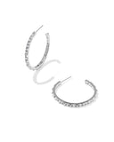 Kendra Scott Fate Silver Hoop Earrings