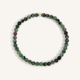 Dee Berkley 4mm Ruby Fuchsite Beaded Bracelet