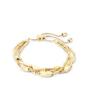 Kendra Scott Chantal Lariat Bracelet in Gold