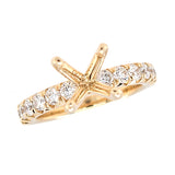 0.80ctw Diamond Semi-Mount Engagement Ring
