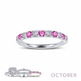 Lafonn Birthstone Stacker Ring - October