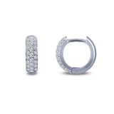 Lafonn 3-Row Huggie Earrings
