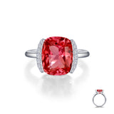 Lafonn Lab-Grown Padparadscha Sapphire Ring