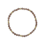 Dee Berkley Chocolate CZ with Gold-Filled accent beads - 4MM