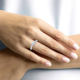 Round "Hidden Halo" Lab-Grown Diamond Engagement Ring
