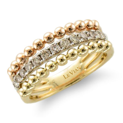 Le Vian Tri-Color Creme Brulee® Ring featuring Nude Diamonds™
