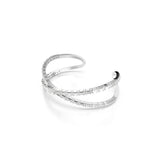 Swarovski Hyperbola cuff Infinity, White