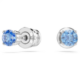 Swarovski Stilla Attract Stud Earrings, Blue