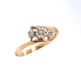 Tiny 3-Stone Diamond Ring