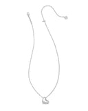 Kendra Scott Ice Skate Silver Short Pendant Necklace
