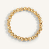 Dee Berkley 14kt Gold Filled Shine Bright Bead Bracelet - 7MM