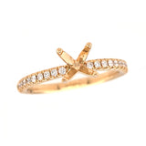 1/5ctw Diamond Semi-Mount Engagement Ring