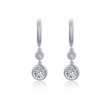 Lafonn Bezel-Set Drop Earrings