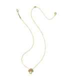 Kendra Scott Mushroom Gold Short Pendant Necklace