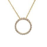 1/3ctw Diamond Circle Pendant