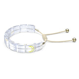 Swarovski Letra Bracelet, Moon, White