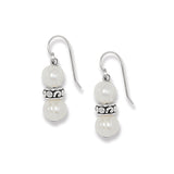 Brighton Contempo Heart Pearl French Wire Earrings