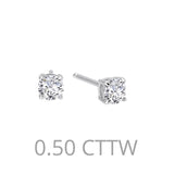 Simulated Diamond 1/2ctw Stud Earrings
