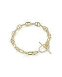 Kendra Scott Elisa Toggle Gold Link and Chain Bracelet